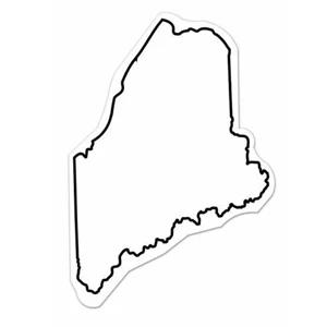 30 Mil - Magnet - Maine - Full Color. Digital Four Color Process Print; Stock 20 Mil; 30 & 50