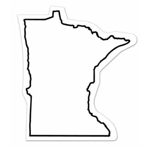 30 Mil - Magnet - Minnesota. Digital 4 Color Process Print; Stock 20 Mil; 30 & 50 Mil
