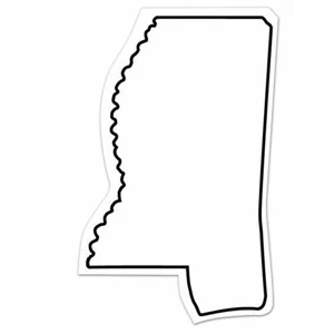 30 Mil - Magnet - Mississippi - Full Color. Digital 4cp Print; Stock 20 Mil; 30 & 50 Mil