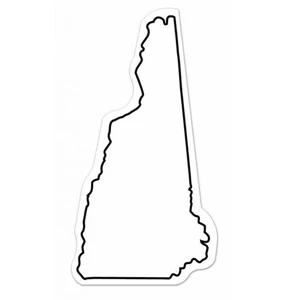 30 Mil - Magnet - New Hampshire - Full Color. Digital 4cp Print; Stock 20 Mil; 30 & 50 Mil