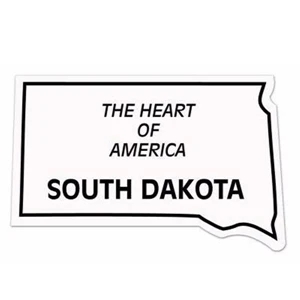 30 Mil - Magnet - South Dakota - Full Color. Digital 4cp Print; Stock 20 Mil; 30 & 50 Mil