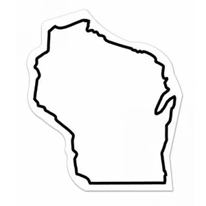 30 Mil - Magnet - Wisconsin. Digital 4 Color Process Print; Stock 20 Mil; 30 & 50 Mil