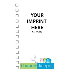 Coupon Organizer With A 4 Color Process The Coupon Keeper Logo Design On The Cover