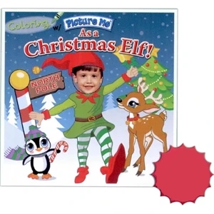Coloring With Picture Me(r) - Children's Coloring Book As A Christmas Elf