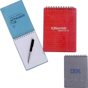 Illusion - Long-lasting Everpoly Covers, Spiral Bound Jotter With Ruled Writing Paper