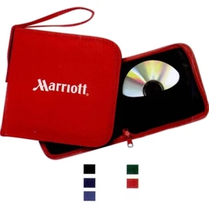 Basics (r) - 600d Polyester With Padded Covers Cd Case. Holds 12 Cd's/dvd's
