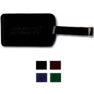 Traditions - Expanded Vinyl With Stitched Construction Luggage Tag, Accommodates Business Card