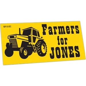 Zip-strip (r) - 1 Color - One Day Bumper Sticker With Ultra Removable Adhesive. 3 1/4" X 7 1/2"