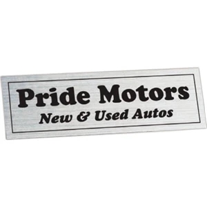 Car-cals (r) - 1 3/8" X 4 3/8" - White Reflective Stock Shape Polyester Permanent Adhesive Decal