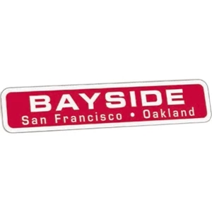Car-cals (r) - 1 1/4" X 5 7/8" - White Reflective Stock Shape Polyester Permanent Adhesive Decal