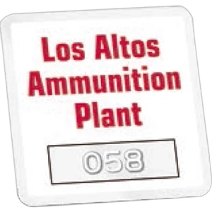 Numbered - Clear Static Cling - Static Cling Inside Window Parking Permit Decal. 1 3/4" X 1 3/4"