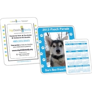 One Color - .030" Thickness - Rectangle - White, Durable, Flexible Magnetized Vinyl Photo Frame