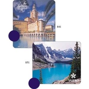 Full Color - Sublimated Soft Mouse Pad, 7 1/2" X 8 1/2", With 1/8" Thick Black Rubber Backing
