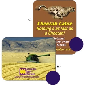 1 Color - Sublimated Soft Mouse Pad, 6" X 7 1/2", With 1/16" Thick Black Rubber Backing