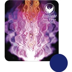 1 Color - Ultra Thin Hard Surface Mouse Pad, 7 1/2" X 8 1/2", With Repositionable Backing