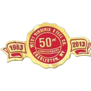 Red, Blue, Light Green Or Black Background - 1 1/4" X 2 1/2" - Embossed Foil Seals Die Cut Roll Labels
