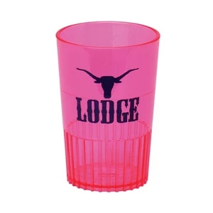 Mini Brites 500 Line - Red - 10 Working Days - Colored 1.5 Oz. Sampler Shot Glass