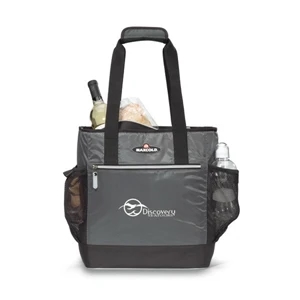 Igloo (r) Maxcold (tm) - Gunmetal Gray - Insulated Cooler Tote With Multiple Pockets For Storage