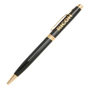 Palisade - Black - Ballpoint Pen With Twist Action Mechanism And Brass Barrel
