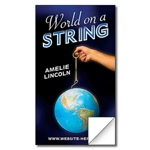 Repositionable Laminated Business Card - 3.5 X 2. Make The Message Stick!