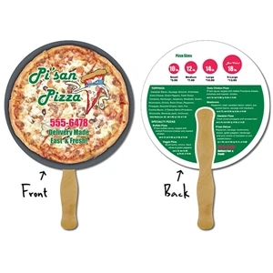 Delivery Hand Fan - 8.5 Inch Diameter Circle. Keep Your Services Handy!