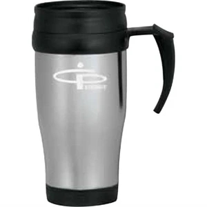 Java Road Warrior - Stainless Steel Set, With Mug, Flashlight, Tire Gauge, And Silver Pen