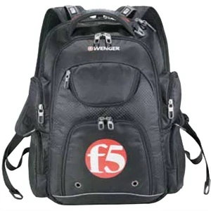 Wenger (r) Trek Scan Smart (tm) - Dobby Nylon Computer Backpack With Signature Lining And Hardware