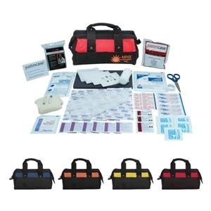 Mini Paramedic - Mini 69 Piece First Aid Kit. Includes An Emergency Blanket, Scissors And More