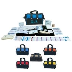 Paramedic - 133 Piece First Aid Kit Made Of 600d Polyester. Includes Bandages And More