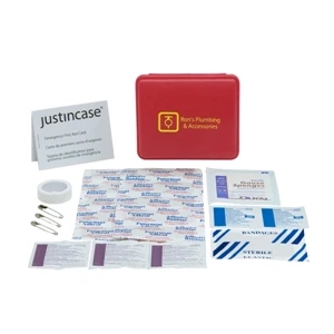 Pocket First Aid Kit With Snap Closure. 24 Pieces Including Bandages And More