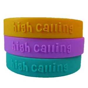 Embossed Wristband W/ Custom Imprint