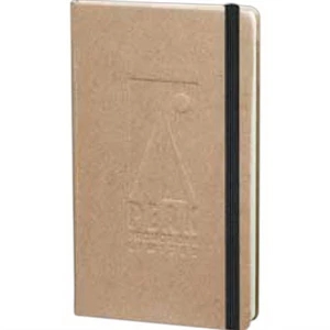 Journalbooks (r) Ambassador - Pocket Bound Journal. Recycled Paper Cover