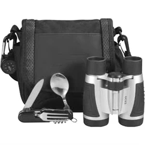 Trailblazer - Excursion Set Includes Compass, Binoculars And Mess Utensil In A Velcro Case