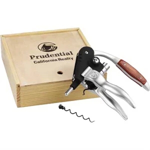 Laguiole (r) - Forged Stainless Steel Wine Opener Companion With Ergonomically Designed Handles