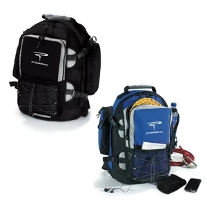 Bag Designs (tm) - Ripstop Nylon Utility Backpack With Reflective Gray Strip At Bottom
