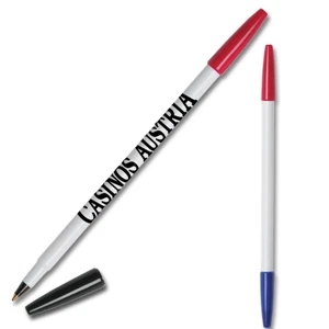 Twinner Usa Made - 3 Working Days - Double Ended Ballpoint Stick Pen Writes In Two Ink Colors