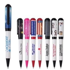 Inspirations Jumbo Twist Usa Made - Attractive Design Pen. Writes Black