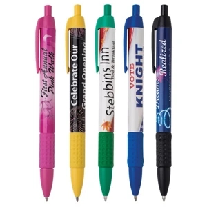 Inspirations Monarch Usa Made - Customized Plunger Action Retractable Ballpoint Pen. Medium Point, Black