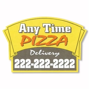 White Reflective (18 1/2" X 12 1/4") - Truck Door Decal With Permanent Adhesive