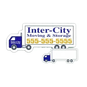 .019" - 3 1/4" X 1 3/8" Truck Stock Mini Magnet With Digital 4-color Process Print