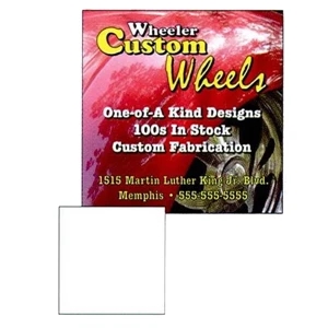 .019" - 2" X 2" Square Stock Mini Magnet With Digital 4-color Process Print