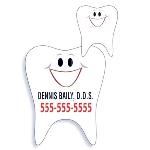 .019" - 2" X 2 1/2" Tooth Stock Mini Magnet With Digital 4-color Process Print