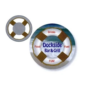 .019" - 2" Diameter Lifesaver Stock Mini Magnet With Digital 4-color Process Print