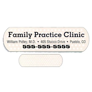 .019" - 3 1/2" X 1" Bandage Stock Mini Magnet With Digital 4-color Process Print