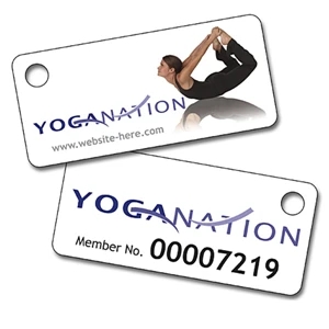 Plastic Key Tag -uv Coated (1s) 2.75 X 1.25 (.25 Inch Diameter Hole Punch)