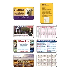 Laminated Wallet Card - 3.5" X 2.25" (2-sided) - 14 Pt. Keep Your Message Handy!
