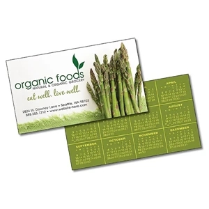 Extra-thick Laminated Plastic Business Card - 3.5 X 2 (2-sided) - 24 Pt