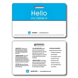 Extra-thick Laminated I.d./wallet Card With Punch - 2.125 X 3.375 - 24 Pt