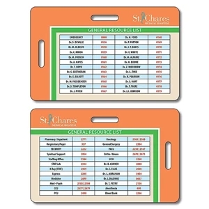 Extra-thick Laminated Double-punch I.d./wallet Card - 3.375 X 2.125 - 24 Pt