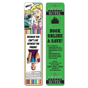 Bookmark - 1.75 X 8 Extra-thick Uv-coated (1s) With Page Holder - 14 Pt